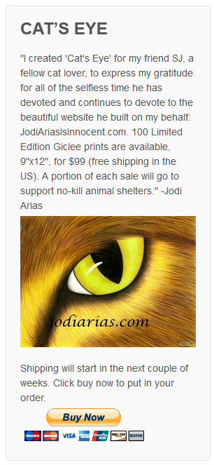 "Cat's Eye" - Jodi Arias Limited Edition Giclee Print