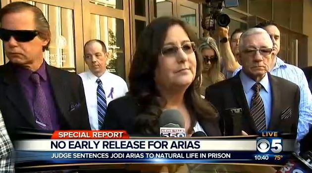 Sandy Arias post sentencing jodi arias 4-13-2015
