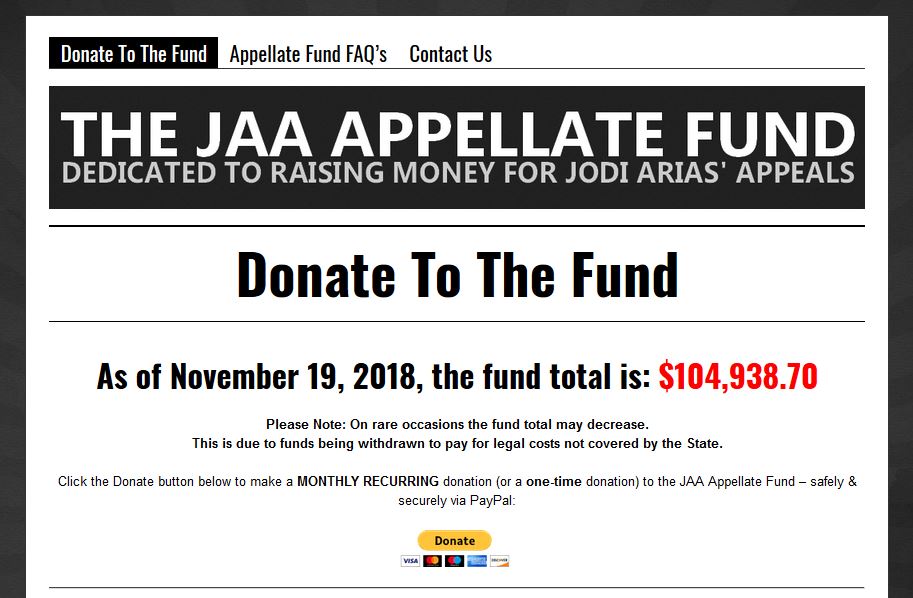 The JAA Appellate Fund website